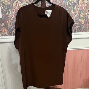 Miracle Street Women's Elegant Brown Blouse
